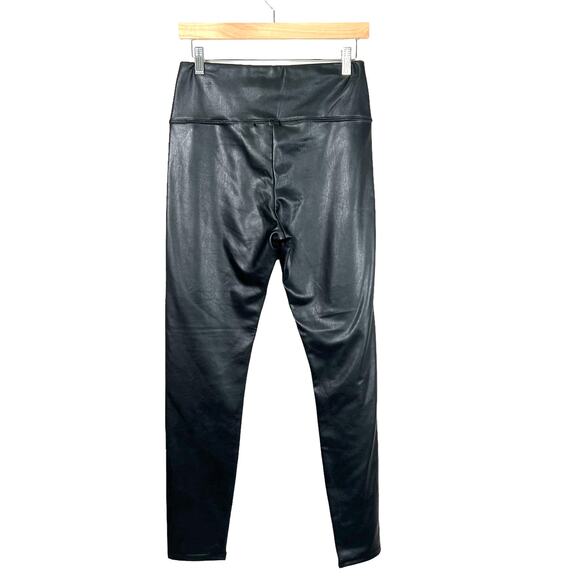 Bagatelle High Rise Faux Leather Leggings Black Women's M - Picture 5 of 7